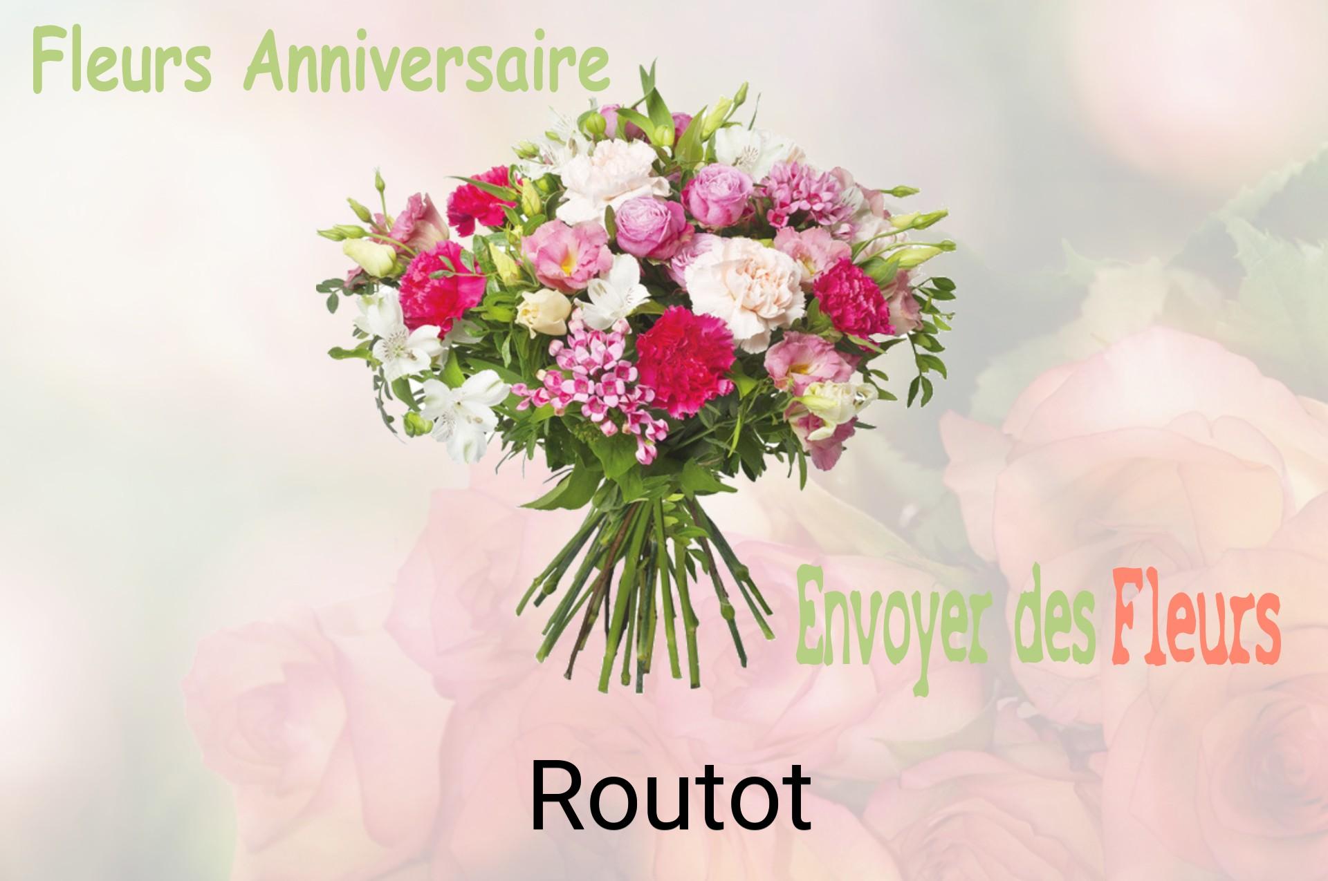 Bouquet de fleurs d’anniversaire livré à Routot